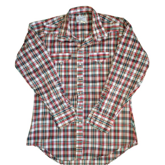 Rockmount Ranch Wear Shirt Vintage 1970s Western Medium